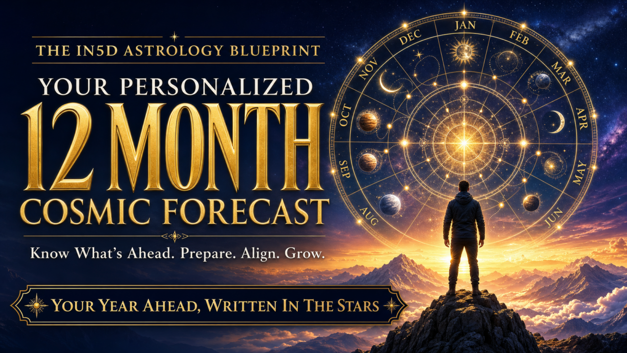 [EN] In5D Astrology Blueprint Forecast | Your Personalized Yearly Cosmic Forecast