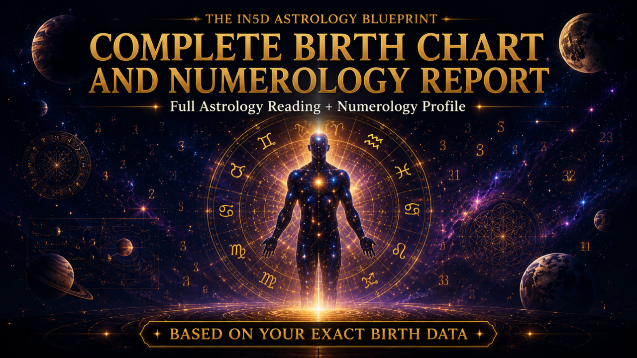 [EN] In5D In Depth Blueprint Personal | Complete Birth Chart and Numerology Report
